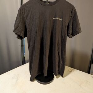 Black Men's T-Shirt Space X Vintage Rare